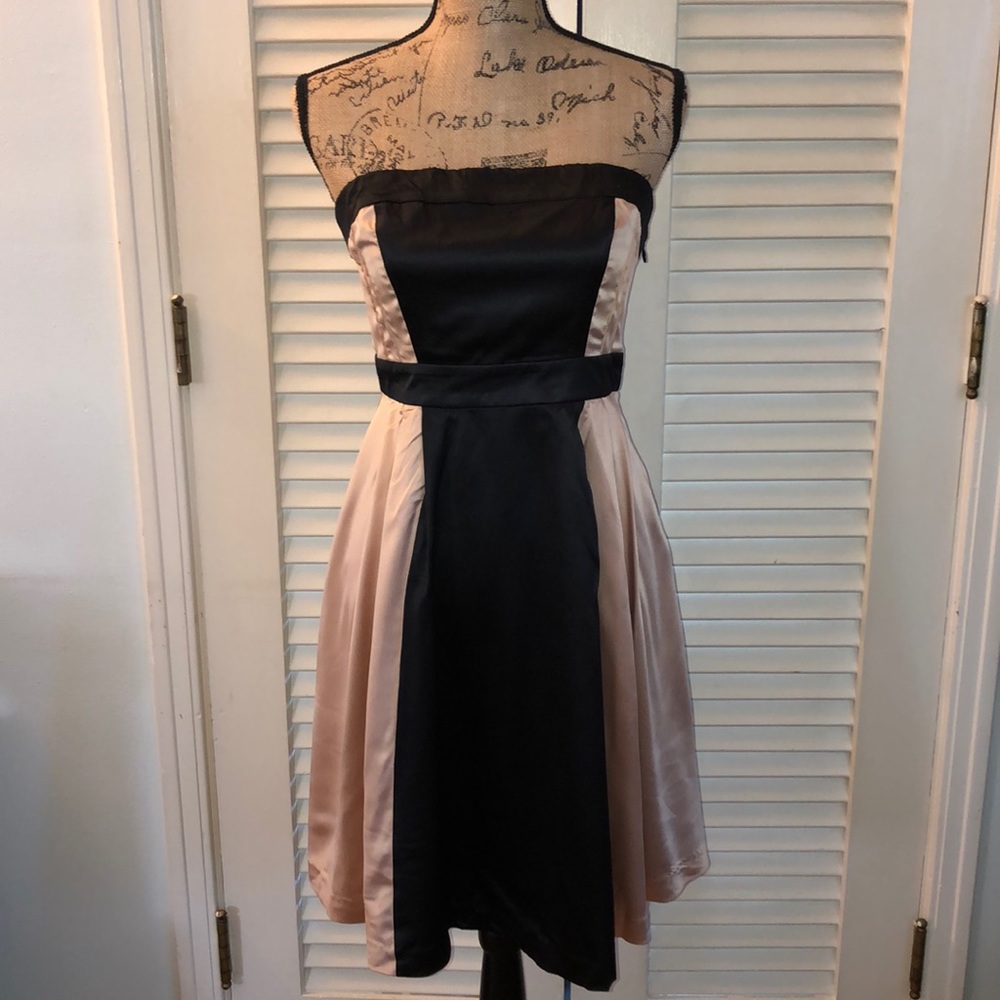 The Limited NWT! Strapless Satin Dress - Picture 2 of 8